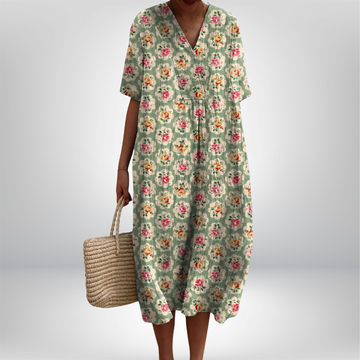 Femke | Vintage Floral Dress - Limited Edition