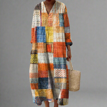 Vianna™ | Elegant Geometric Dress