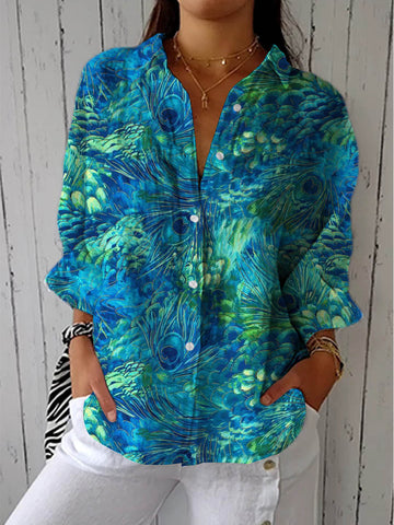 Florina | Peacock Grace Blouse