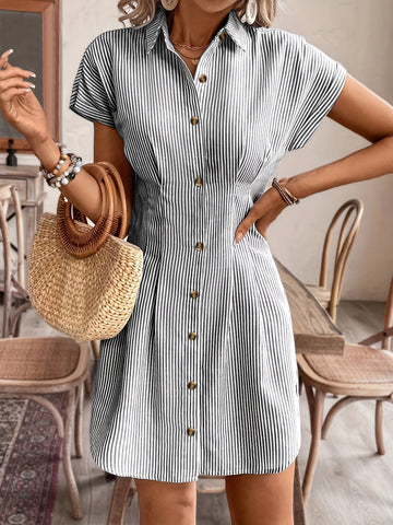 Faustine | Casual Striped Dress