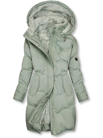 Magrite | Long Hooded Puffer Jacket