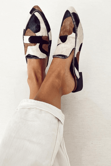 Emma | Moccasin with abstract pattern