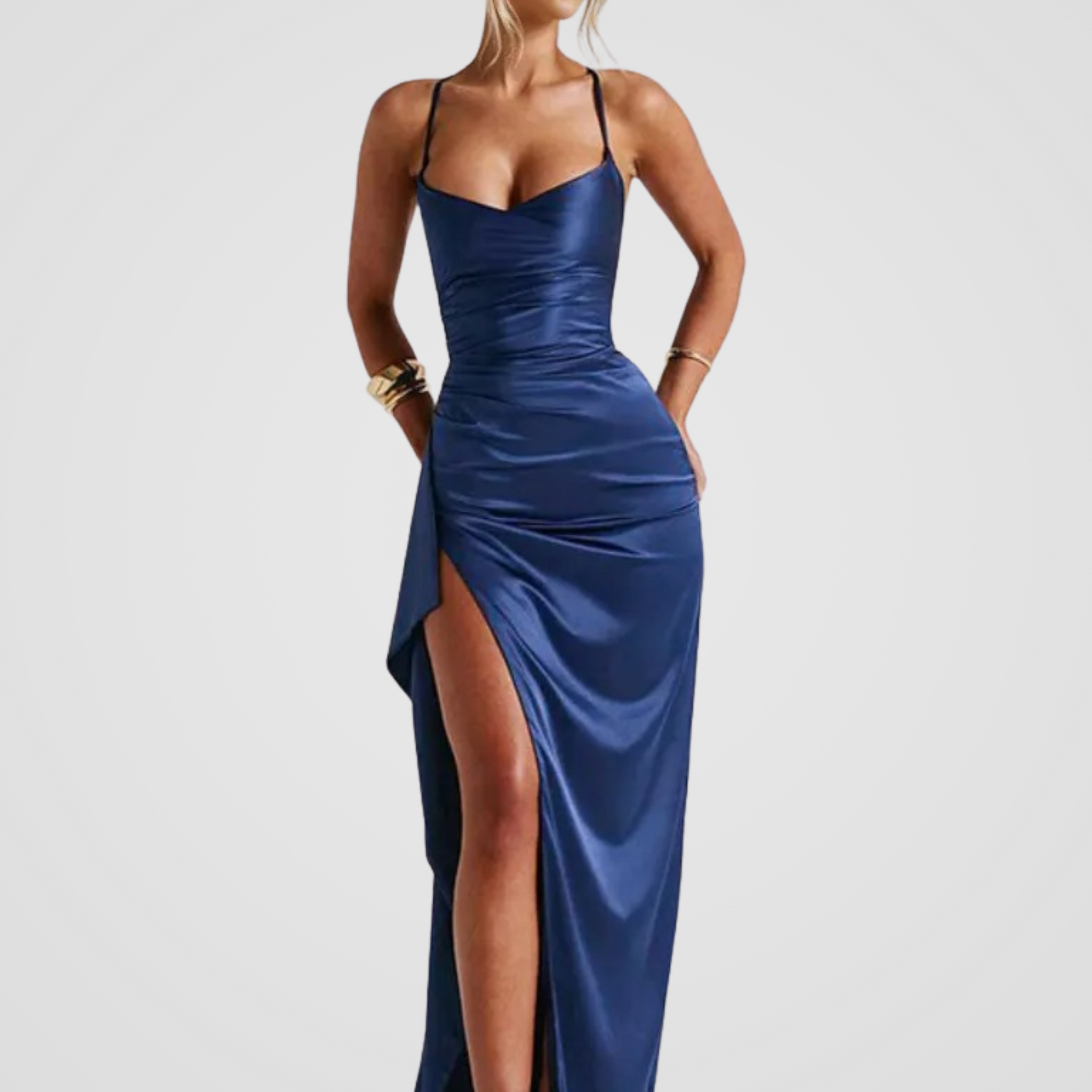 NOELIA SATIN DRESS