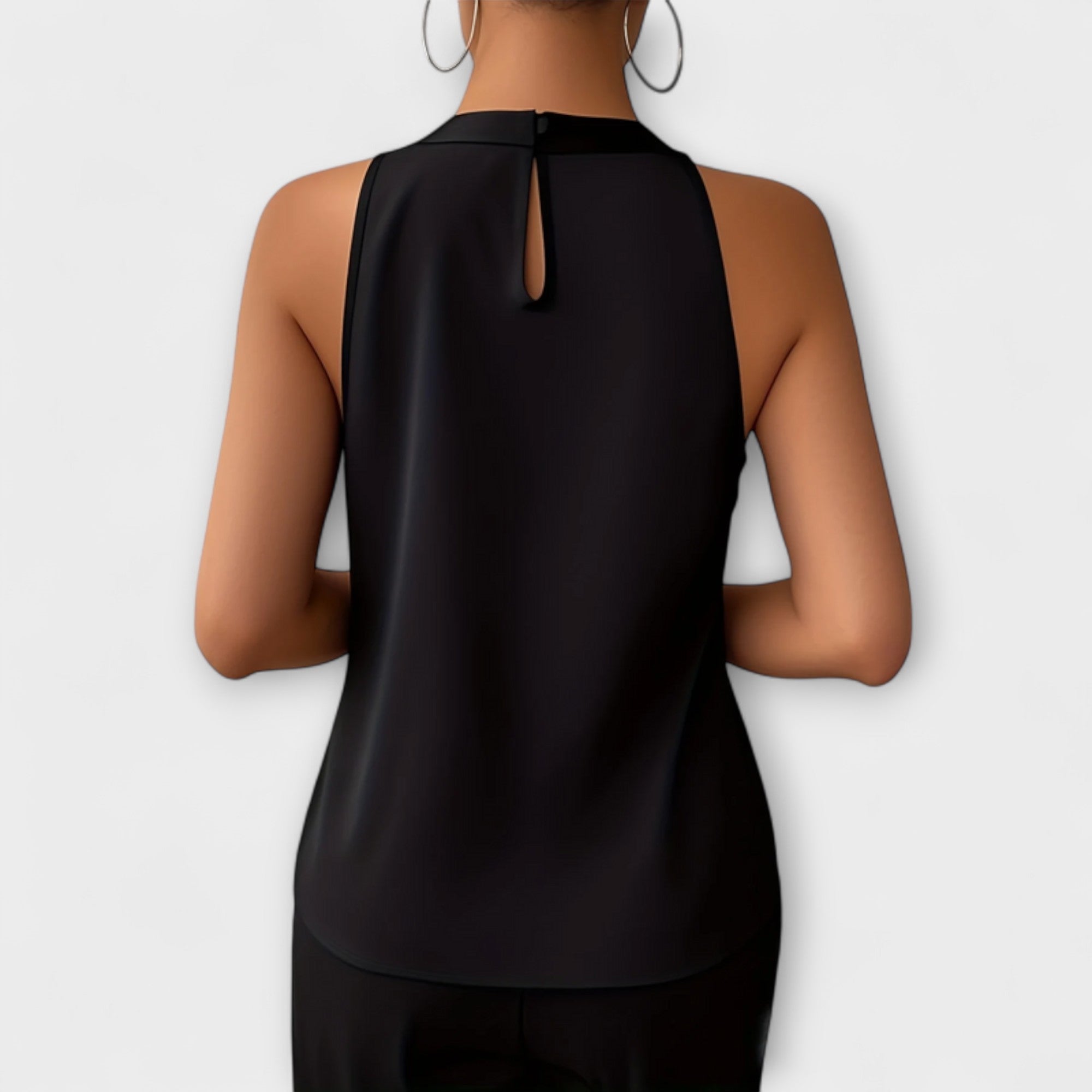 Skye | Satin Top with Off-the-Shoulder Design