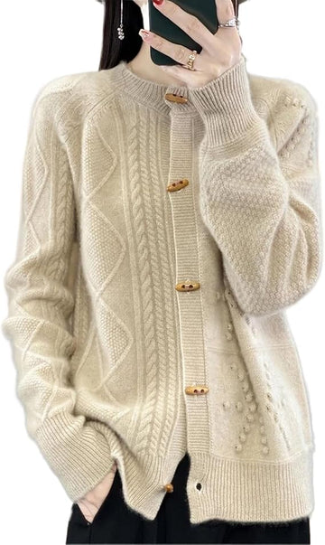 Wendy | Crew Neck Cardigan
