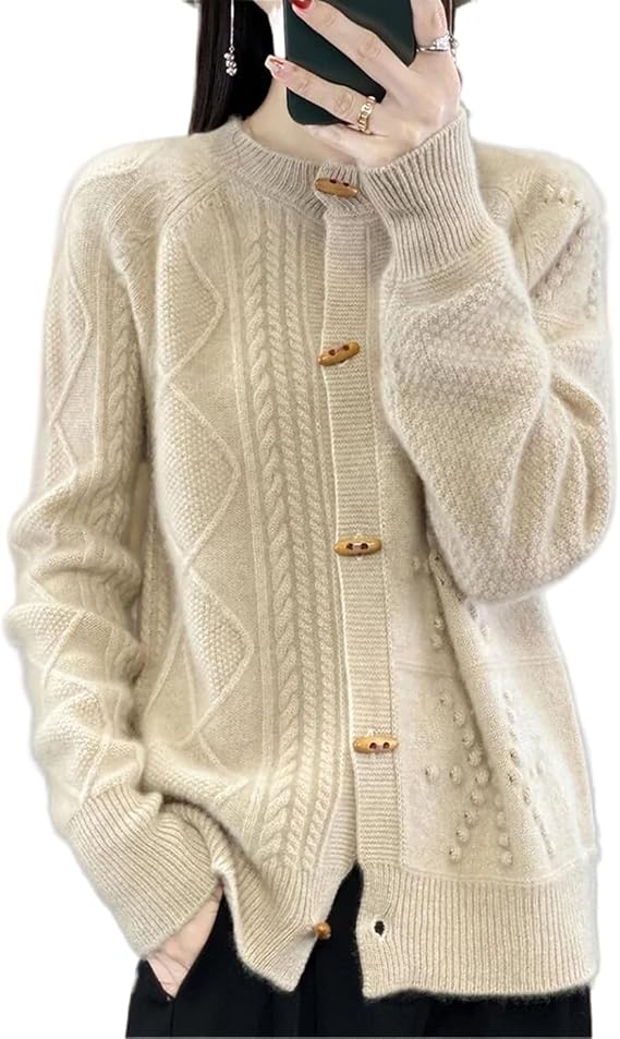 Wendy | Crew Neck Cardigan