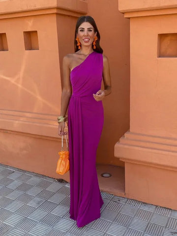 Lia™ | Asymmetrical Maxi Dress