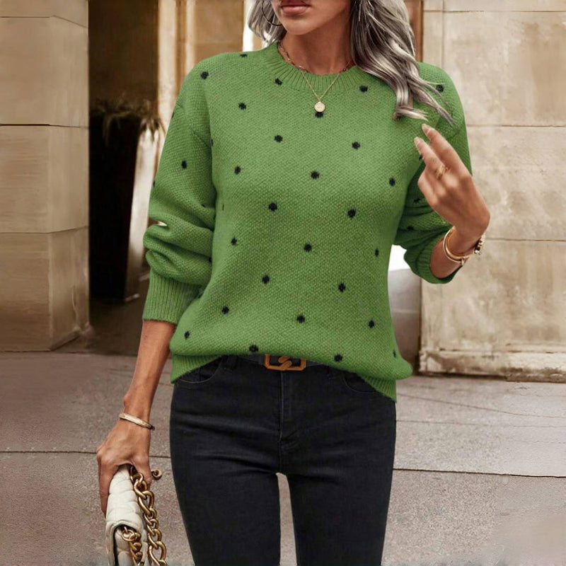 Petra | Elegant Polka Dot jumper