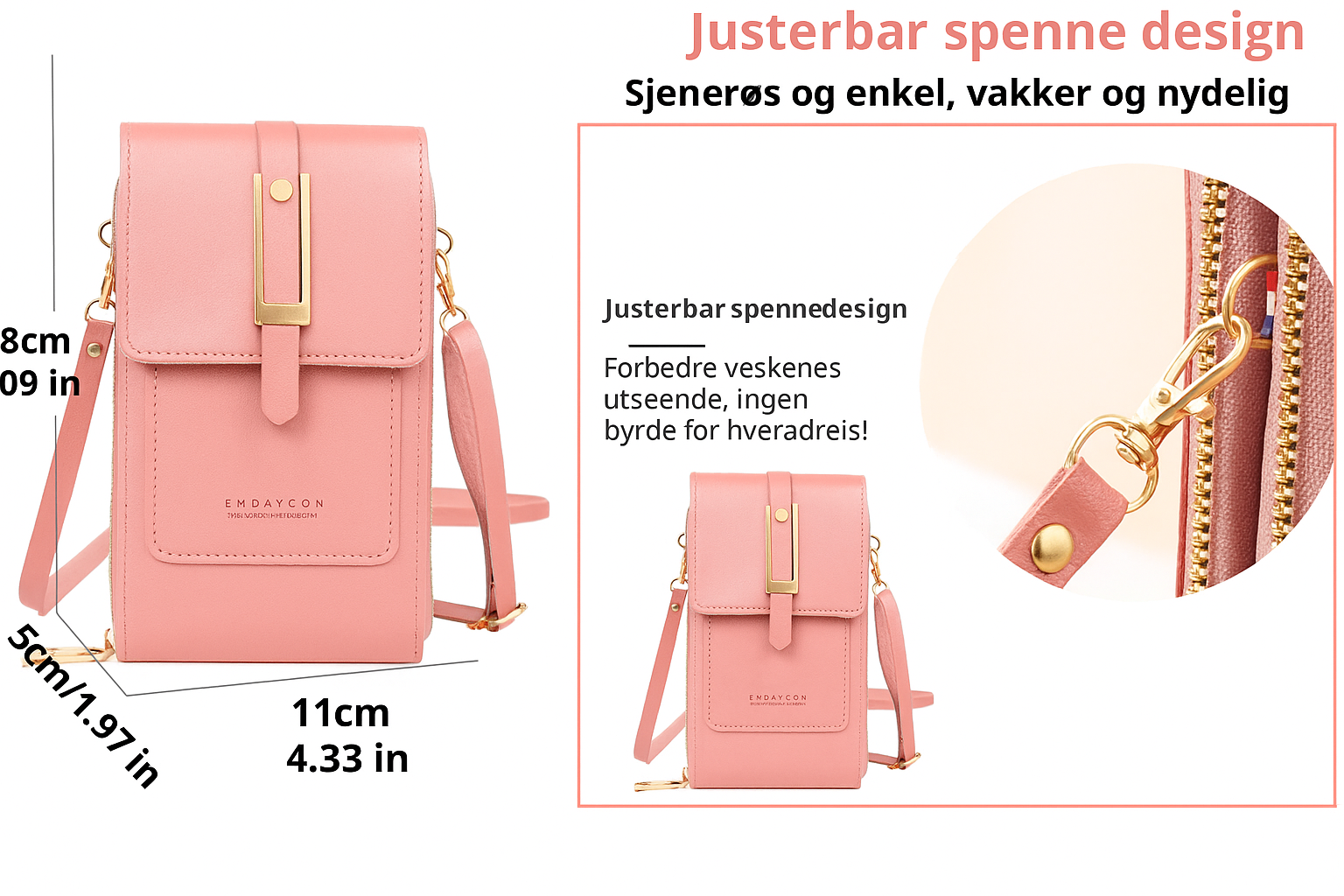 Mary Jane™ | Crossbody Bag with Mobile Phone Holder