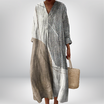 Klaudia | Elegant Geometric Dress