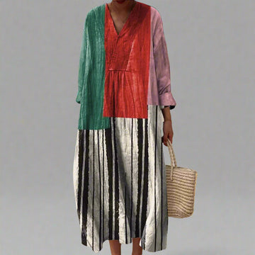 Rosa™ | Elegant Geometric Dress