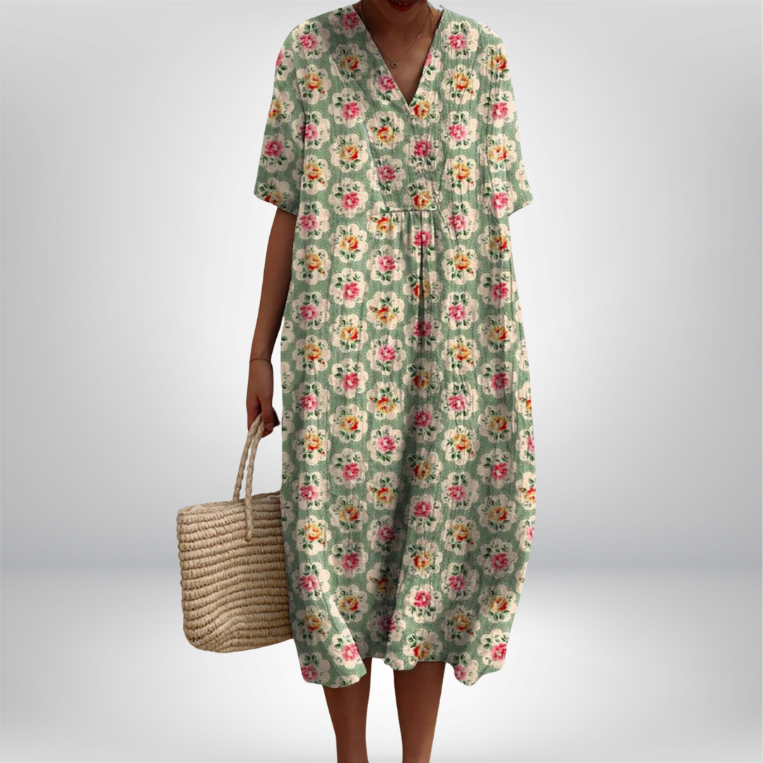 Femke | Vintage Floral Dress - Limited Edition