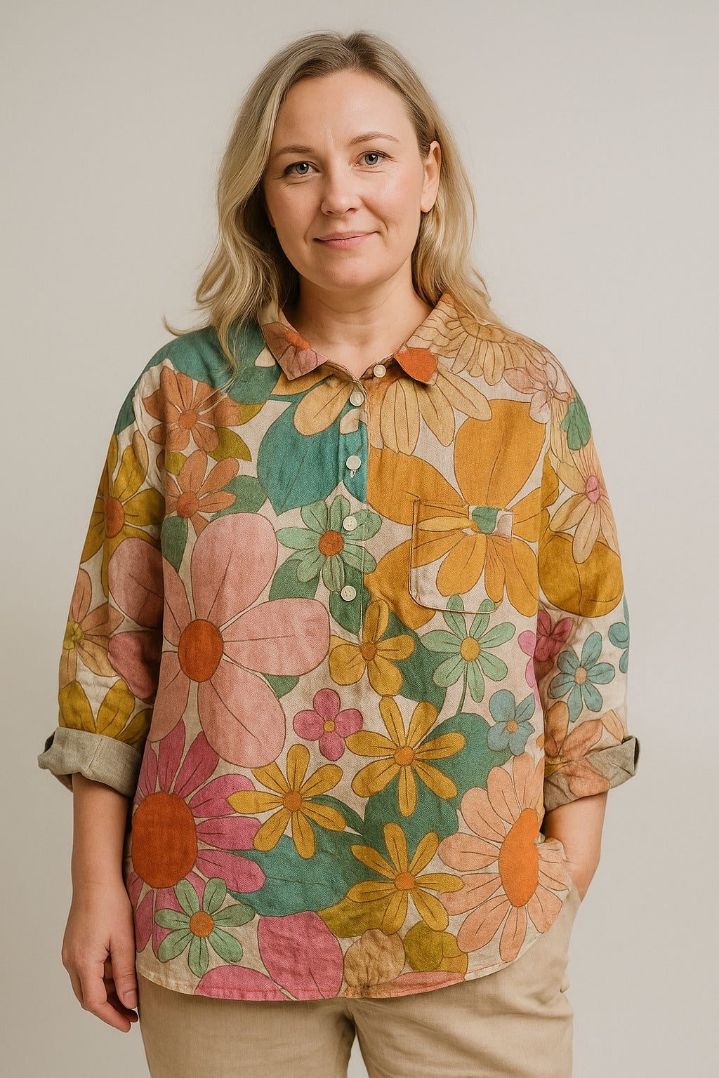 Mary Jane® | Classic Floral Blouses