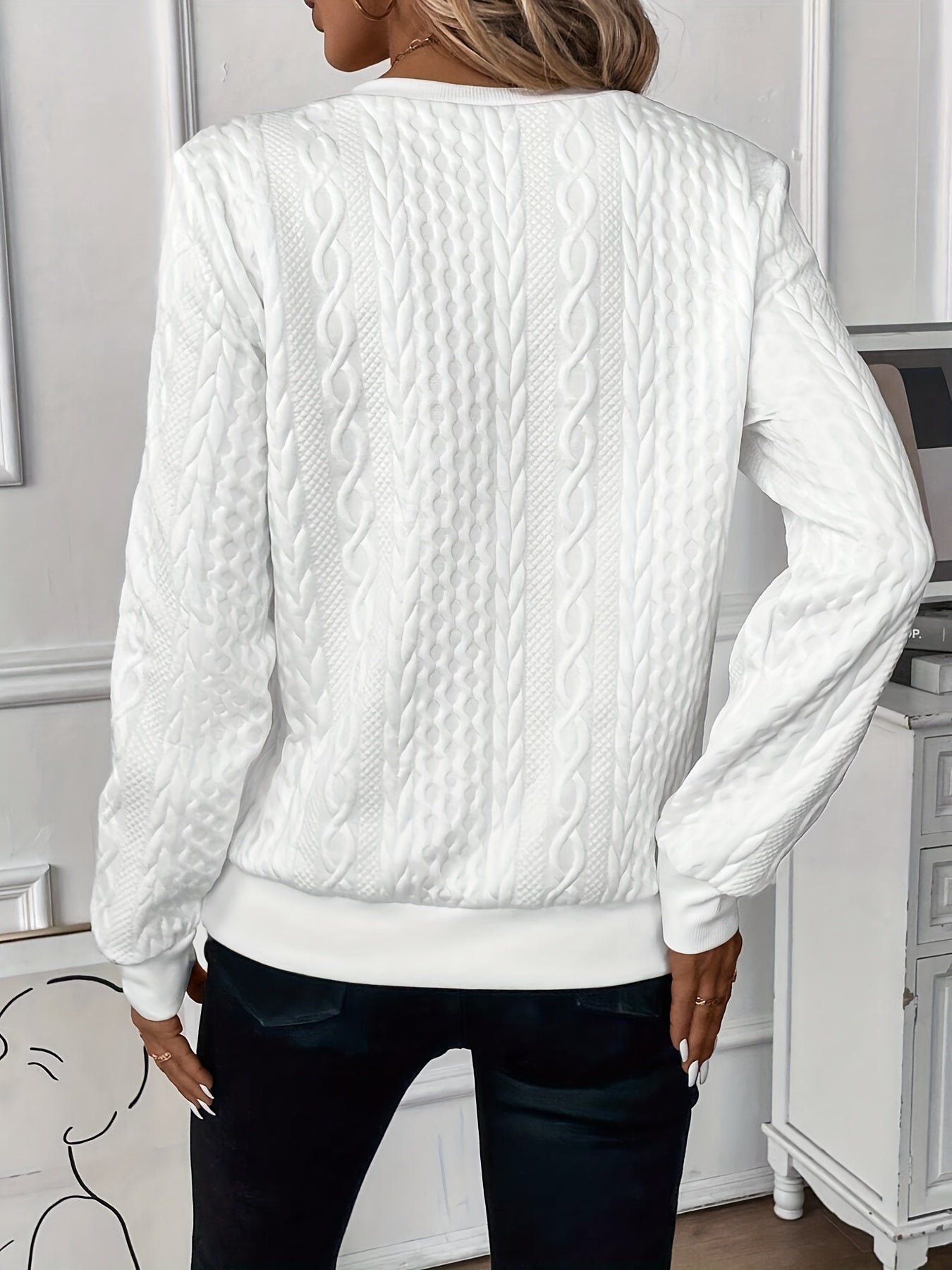 Julia | Elegant knitted jumper with zip